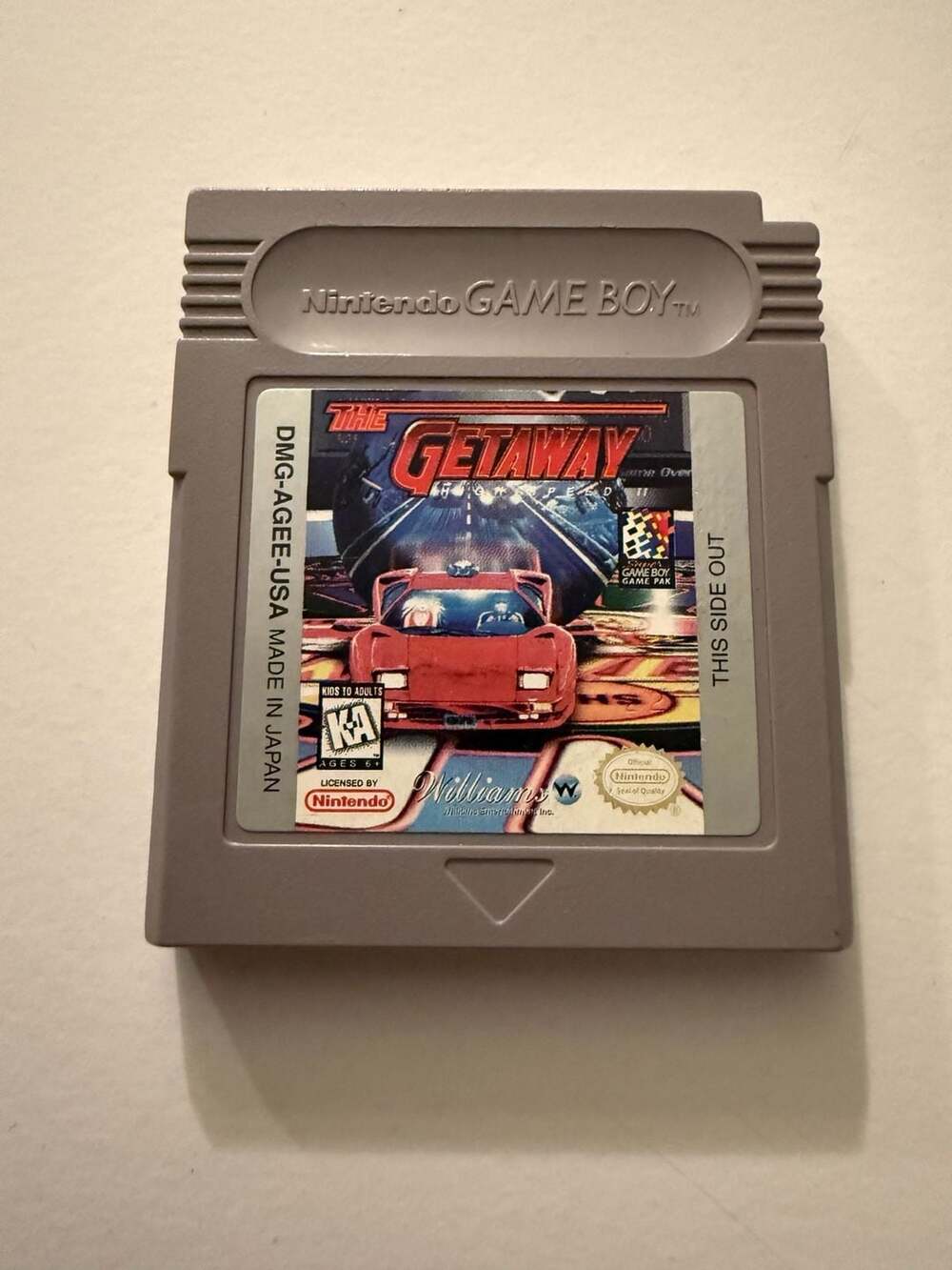 Nintendo Game Boy The Getaway High Speed II Cartridge